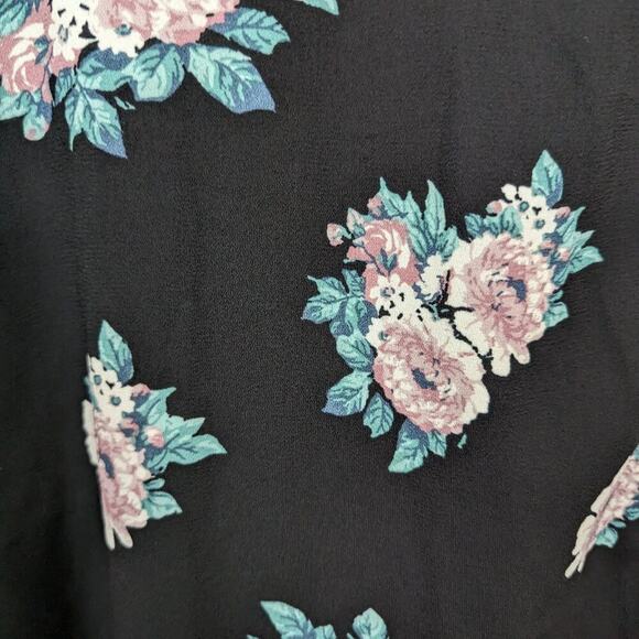 NWT Xhilaration Women Dress Floral Wrap Feminine Midi Dress Size XS - Picture 5 of 8